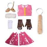 One Piece Vegapunk/Atlas Pink Suit Kids Children Cosplay Costume Outfits