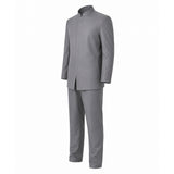 Austin Powers Dr. Evil Gray Outfit Cosplay Costume Halloween Carnival Party Suit