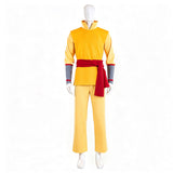 Avatar Aang Yellow Outfit Cosplay Costume Halloween Carnival Party Suit