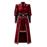 Avatar Azula Women Red Outfit Cosplay Costume Halloween Carnival Party Suit