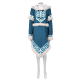Avatar: The Last Airbender Katara Women Blue Outfit Cosplay Costume Halloween Carnival Party Suit