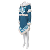 Avatar: The Last Airbender Katara Women Blue Outfit Cosplay Costume Halloween Carnival Party Suit