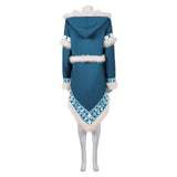 Avatar: The Last Airbender Katara Women Blue Outfit Cosplay Costume Halloween Carnival Party Suit