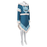 Avatar: The Last Airbender Katara Women Blue Outfit Cosplay Costume Halloween Carnival Party Suit