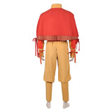 Avatar: The Last Airbender Season 2 Aang Brown Outfit Cosplay Costume Halloween Carnival Party Suit