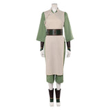 Avatar: The Last Airbender Season 2 Toph Beifong Women White Outfit Cosplay Costume Halloween Carnival Party Suit