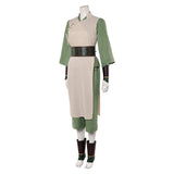 Avatar: The Last Airbender Season 2 Toph Beifong Women White Outfit Cosplay Costume Halloween Carnival Party Suit
