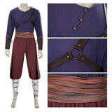 Avatar:The Last Airbender Season 2 Zuko Purple Outfit Cosplay Costume Halloween Carnival Party Suit