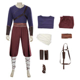 Avatar:The Last Airbender Season 2 Zuko Purple Outfit Cosplay Costume Halloween Carnival Party Suit