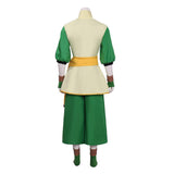 Avatar:The Last Airbender Toph Beifong Green Outfit Men Cosplay Costume Halloween Carnival Party Suit