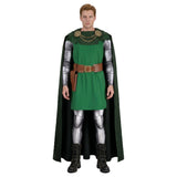 Avengers: Doomsday Doctor Doom Green Outfit Cosplay Costume Halloween Carnival Party Suit