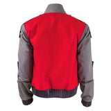 Back to the Future Marty McFly Red Jacket Pro Cosplay Costume Halloween Carnival Party Suit