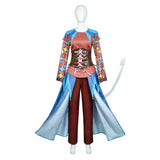 Baldur's Gate Costume Alfira Cosplay Brown Suit For Adult Female Halloween Carnival Suit