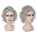 Baldur's Gate Astarion Cosplay Silver Grey Wig Heat Resistant Synthetic Hair Halloween Carnival Party Props Accessories