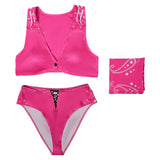 Barbie Original Pink Sexy Swimsuit Swimwear Cosplay Costume Outfits