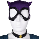 Batman Catwoman Purple Set Cosplay Costume Outfits Halloween Carnival Suit