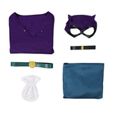 Batman Catwoman Purple Set Cosplay Costume Outfits Halloween Carnival Suit