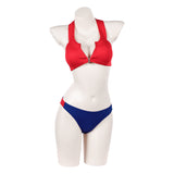 Baywatch C.J. Parker Red Blue Swimsuit Cosplay Costume Halloween Carnival Party Suit   