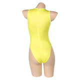 Baywatch Yellow One Piece Swimsuit Swimwear Cosplay Costume Outfits