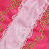 Beauty and the Beast Belle Women Pink Dress Cosplay Costume Halloween Carnival Party Suit