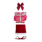 Beauty and the Beast Belle Women Pink Dress Cosplay Costume Halloween Carnival Party Suit