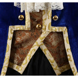 Beauty and the Beast The Beast Blue Outfit Cosplay Costume Halloween Carnival Party Suit