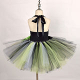 Beetle Juice 2 Tutu Kids Children Green Dress Cosplay Costume Outfits Halloween Carnival Suit