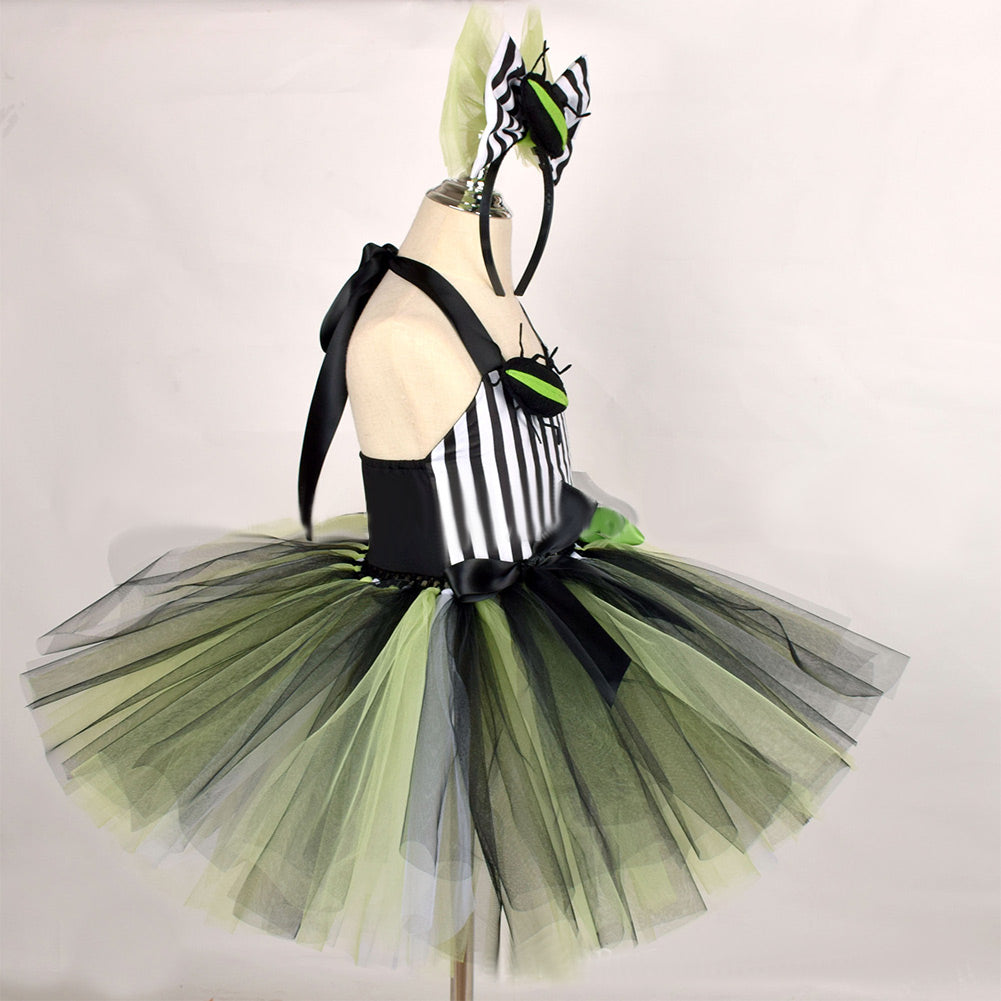 Beetle Juice 2 Tutu Kids Children Green Dress Cosplay Costume Outfits Cosplaysky.ca Beetle Juice 2 Tutu Kids Children Green Dress Cosplay Costume Outfits Cosplaysky.ca