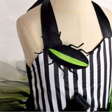 Beetle Juice 2 Tutu Kids Children Green Dress Cosplay Costume Outfits Halloween Carnival Suit