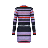 Beetlejuice 2 Astrid Deetz Purple Striped Dress Cosplay Costume Outfits Halloween Carnival Suit