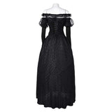 Beetlejuice 2024 Betelgeuse's Wife Delores Black Dress Cosplay Costume Outfits Halloween Carnival Suit