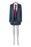 Beetlejuice Astrid Deetz Uniforms Cosplay Costume Halloween Carnival Party Suit