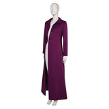 Beetlejuice Beetlejuice Astrid Deetz Purple Coat Cosplay Costume Outfits Halloween Carnival Suit