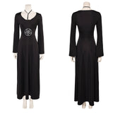 Beetlejuice Beetlejuice Lydia Deetz Black Dress Cosplay Costume Outfits Halloween Carnival Suit