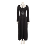 Beetlejuice Beetlejuice Lydia Deetz Black Dress Cosplay Costume Outfits Halloween Carnival Suit