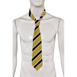 Beetlejuice Bob Yellow and Black Striped Tie Cosplay Accessories