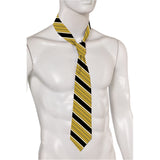 Beetlejuice Bob Yellow and Black Striped Tie Cosplay Accessories