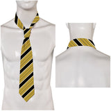 Beetlejuice Bob Yellow and Black Striped Tie Cosplay Accessories