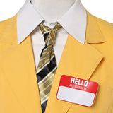 Beetlejuice Bob Yellow Suit Cosplay Costume Outfits Halloween Carnival Suit ​