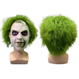 Beetlejuice Latex Mask Wig Helmet Masquerade Cosplay Halloween Party Costume Props