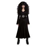 Beetlejuice Lydia Black Dress Cosplay Costume Halloween Carnival Party Suit