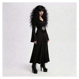 Beetlejuice Lydia Black Dress Cosplay Costume Halloween Carnival Party Suit