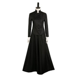 Beetlejuice Lydia Deetz Black Long Skirt Suit Cosplay Costume Outfits Halloween Carnival Suit