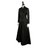 Beetlejuice Lydia Deetz Black Long Skirt Suit Cosplay Costume Outfits Halloween Carnival Suit