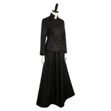 Beetlejuice Lydia Deetz Black Long Skirt Suit Cosplay Costume Outfits Halloween Carnival Suit