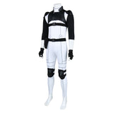 Black Torch Jirou Azuma White Jumpsuit Cosplay Costume Halloween Carnival Party Suit