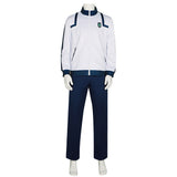 BLUE LOCK Isagi Yoichi White Cosplay Costume Halloween Carnival Party Suit   