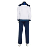 BLUE LOCK Isagi Yoichi White Cosplay Costume Halloween Carnival Party Suit   