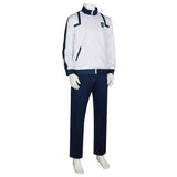 BLUE LOCK Isagi Yoichi White Cosplay Costume Halloween Carnival Party Suit   