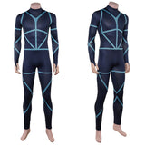 BLUE LOCK Live-action Jie Shiyi Blue Jumpsuit Cosplay Costume Halloween Carnival Party Suit